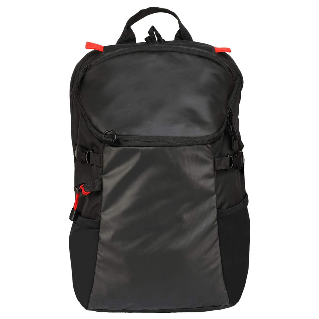 90HILLS Everyday Travel Backpack — Black & Red